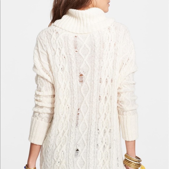 Complex Cable Knot sweater by Free People - Picture 2 of 4